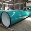 Smooth internal epoxy lining on steel pipe - food-grade coating for potable water with low friction factor