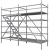 Ringlock Scaffolding Diagonal Brace - Adjustable Steel Tube for System Stability and Lateral Bracing