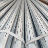 Slotted pipe size chart - OD 2-3/8" to 9-5/8", with slot length and pattern options for completions