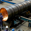 SSAW steel pipe for long-distance water transmission - large diameter spiral tube with internal epoxy lining