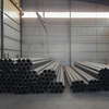 ERW steel pipe with beveled end - precision cut and chamfered for butt-welding and grooved connections