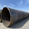 Double-sided spiral submerged arc welding on SSAW pipe - continuous inner and outer weld bead with full penetration