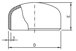 sp&eacute;cification du capuchon en acier