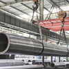 Plain end galvanized steel pipe - deburred and ready for welding or clamping connection