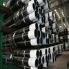 API 5CT casing size chart - OD from 4-1/2" to 20", wall thickness, and nominal weight per foot for J55 to P110 grades